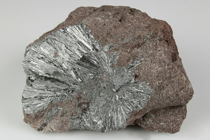 2.55" Metallic, Needle-Like Pyrolusite Crystals - Morocco